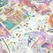 Wrapables Decorative Scrapbooking Washi Stickers, DIY Crafts for Stationery, Diary, Card Making (60 pcs)